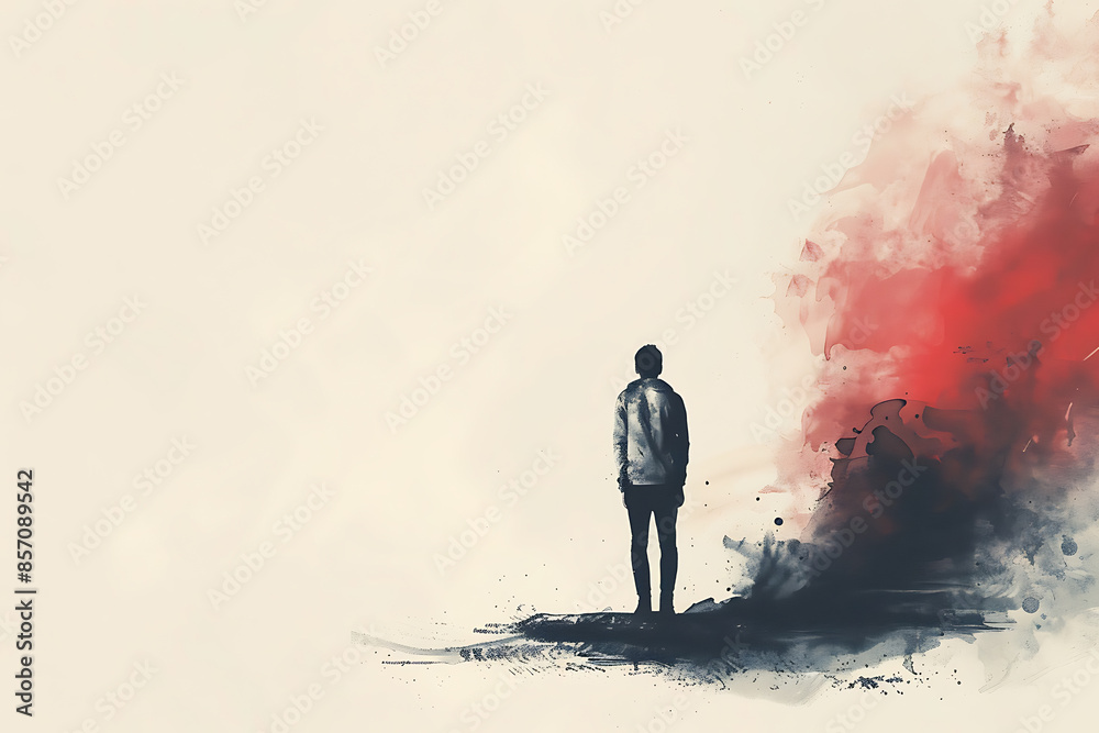 Minimalistic illustration of a man , capturing simplicity and elegance in modern design. Minimalistic illustration of a man , capturing simplicity and elegance in modern design.