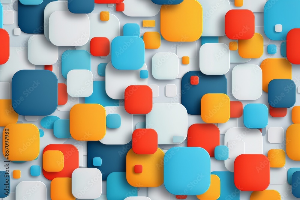 Modern wallpaper featuring abstract shapes and vibrant colors for a contemporary background Modern wallpaper featuring abstract shapes and vibrant colors for a contemporary background