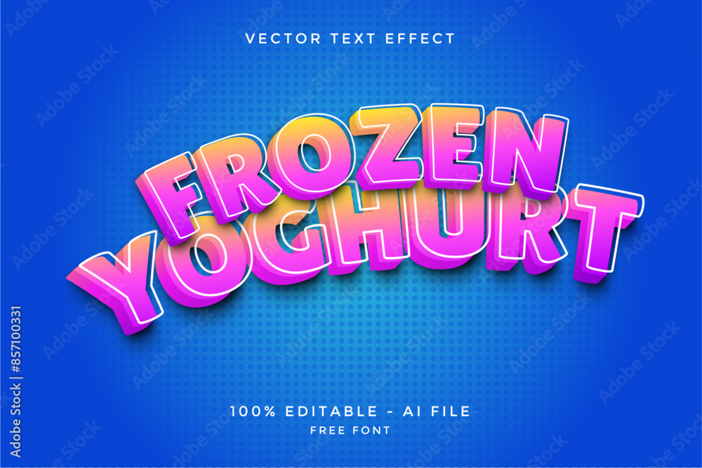 Modern 3D Text Effect Modern 3D Text Effect