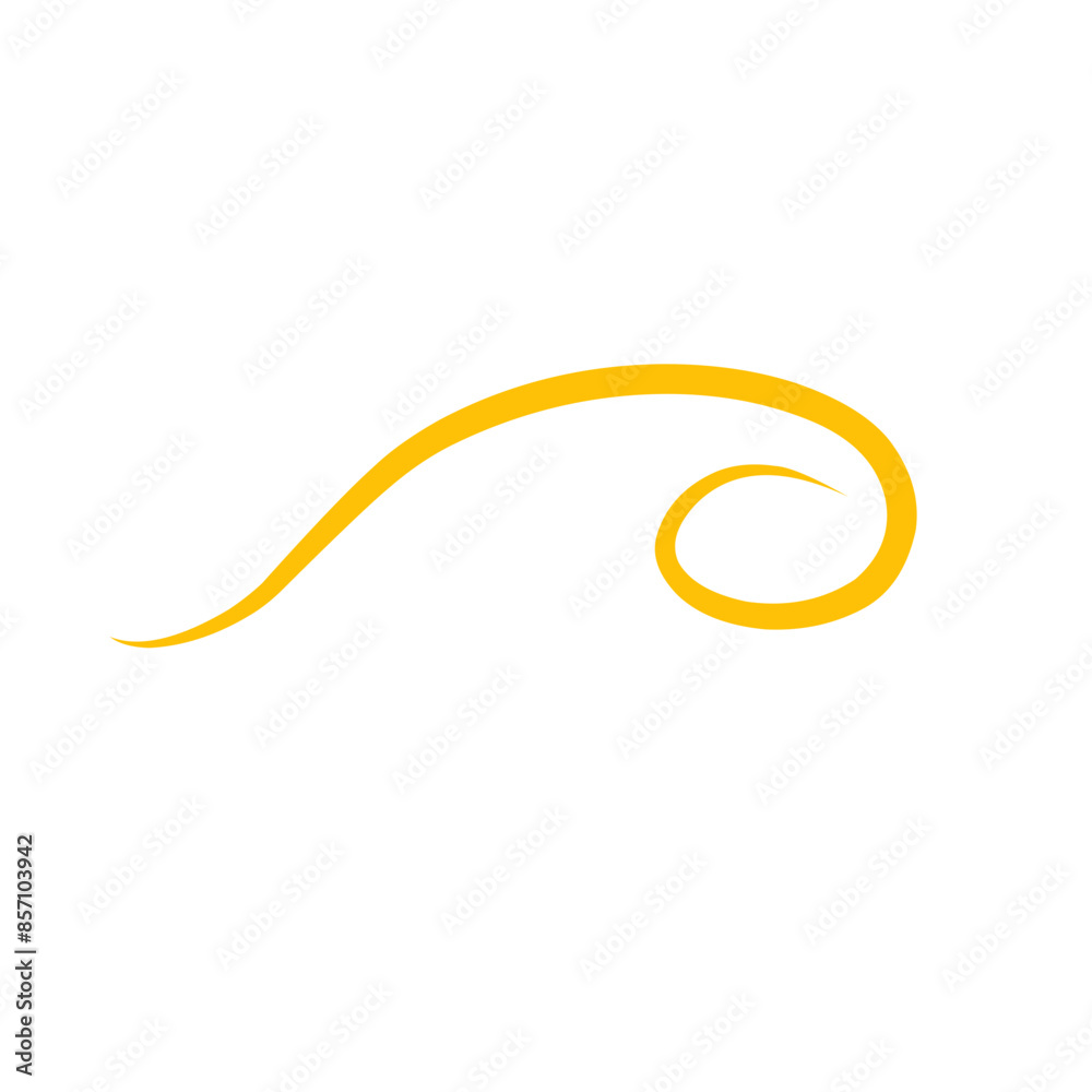 Golden Swirl Swoosh Golden Swirl Swoosh