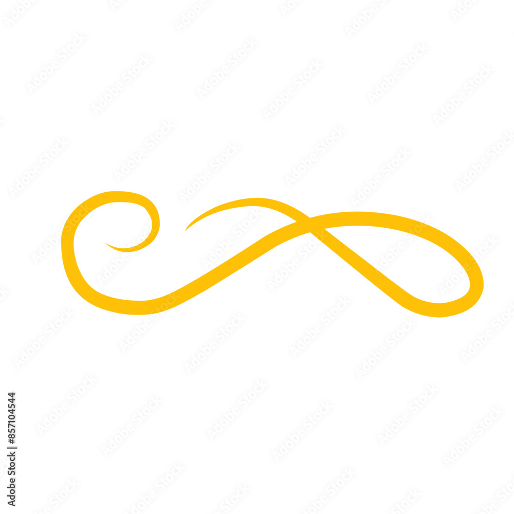 Golden Swirl Swoosh Golden Swirl Swoosh