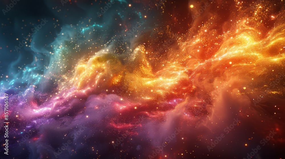 Celestial Tapestry of Cosmic Dust and Light Celestial Tapestry of Cosmic Dust and Light
