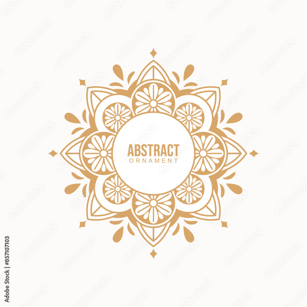Ornamental mandala design background Ornamental mandala design background