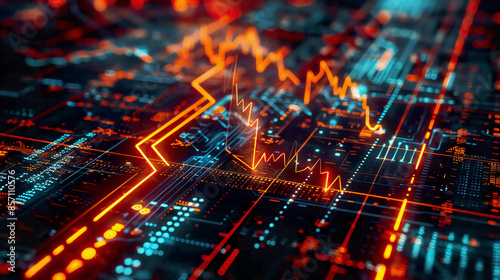 Cryptocurrency transaction visualization glowing arrows detailed 