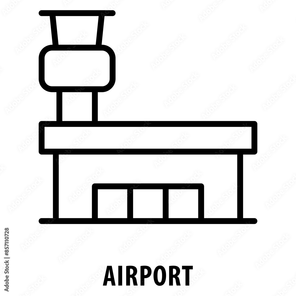 Airport Icon simple and easy to edit for your design elements Airport Icon simple and easy to edit for your design elements