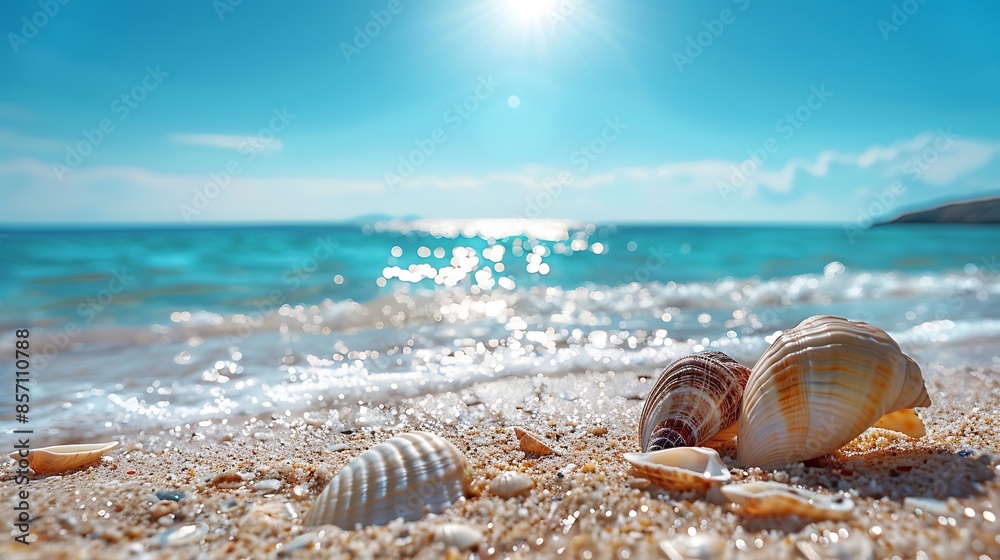 Seashells on a Sunny Beach Seashells on a Sunny Beach