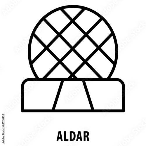Aldar Icon simple and easy to edit for your design elements