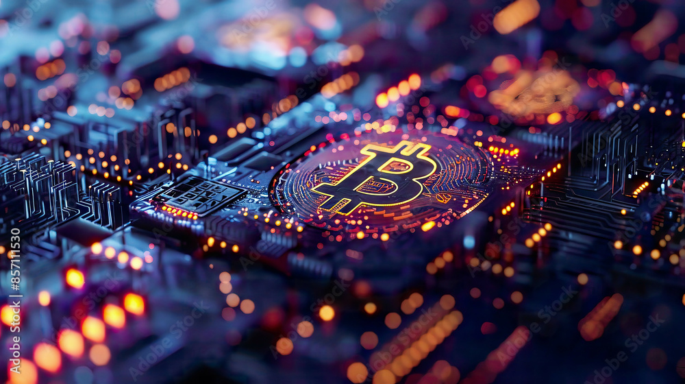 Fototapeta premium Digital currency exchange modern design high resolution