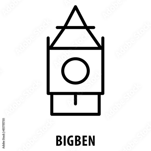 Bigben Icon simple and easy to edit for your design elements