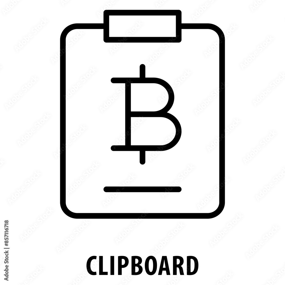 Clipboard Icon simple and easy to edit for your design elements Clipboard Icon simple and easy to edit for your design elements