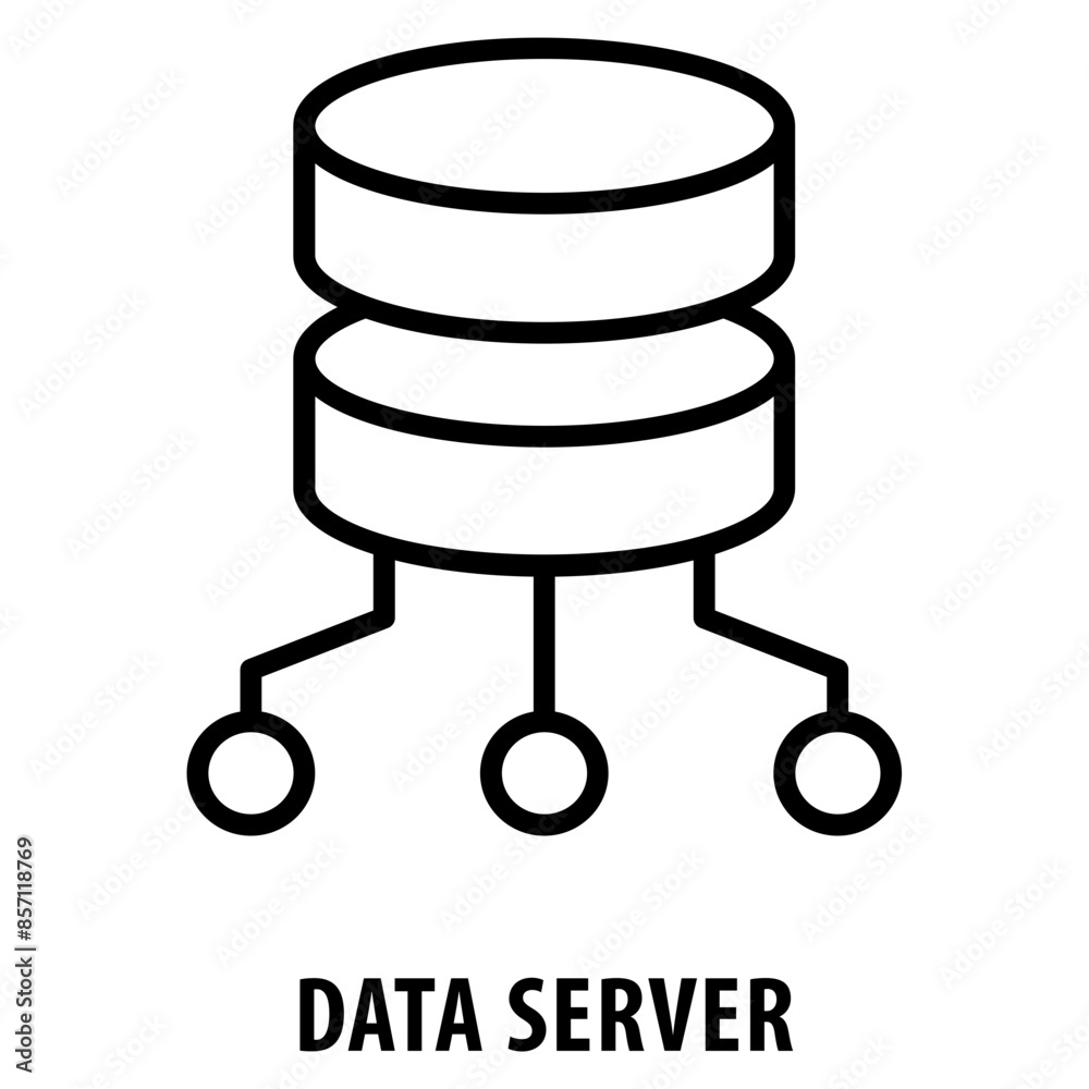 Data server Icon simple and easy to edit for your design elements Data server Icon simple and easy to edit for your design elements