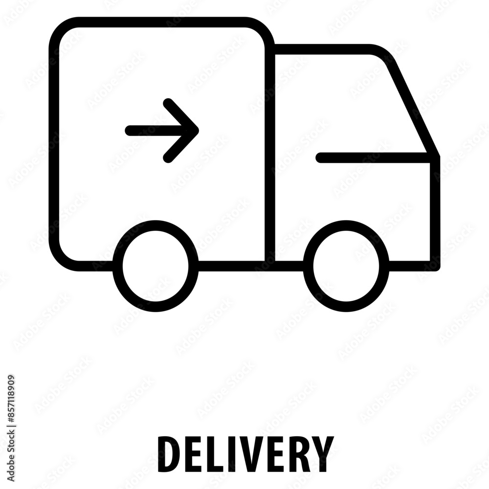 Delivery Icon simple and easy to edit for your design elements Delivery Icon simple and easy to edit for your design elements