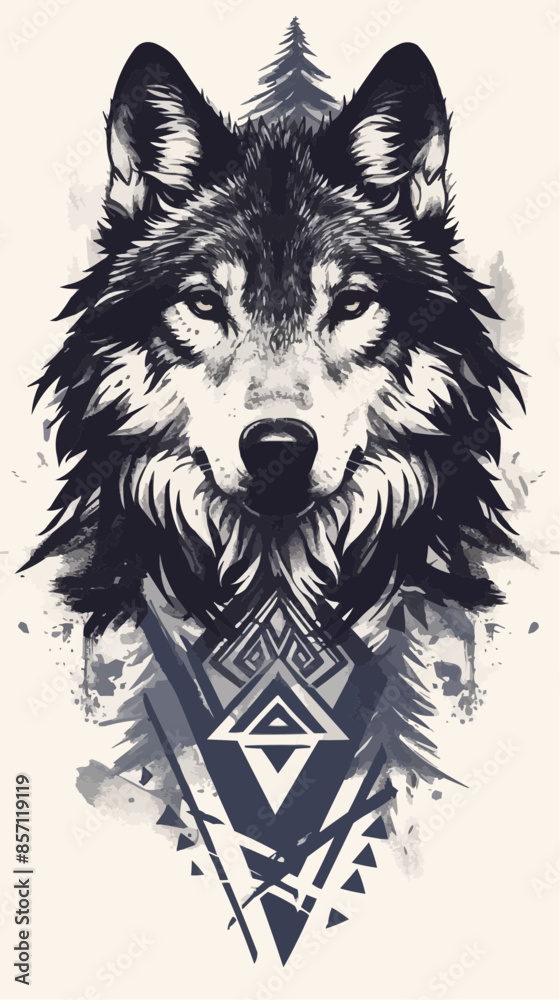 Mystical Wolf Art Mystical Wolf Art