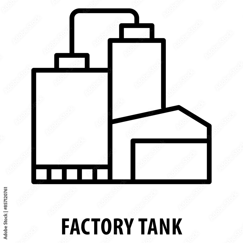 factory tank Icon simple and easy to edit for your design elements factory tank Icon simple and easy to edit for your design elements