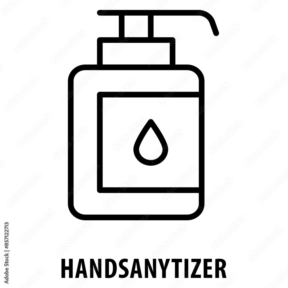 Handsanytizer Icon simple and easy to edit for your design elements Handsanytizer Icon simple and easy to edit for your design elements