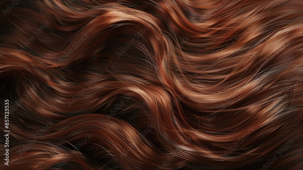 Beautiful brown hair texture, long wavy hair. Beautiful brown hair texture, long wavy hair.