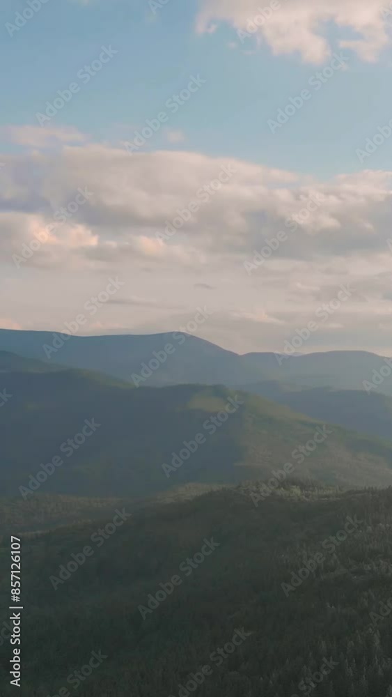 Fantastic view of mountain during summer Fantastic view of mountain during summer