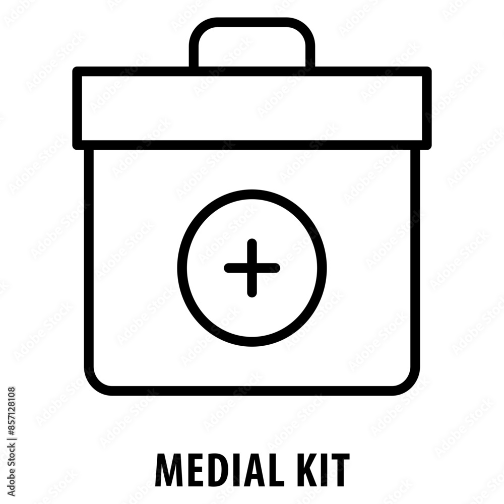 Medial Kit Icon simple and easy to edit for your design elements Medial Kit Icon simple and easy to edit for your design elements