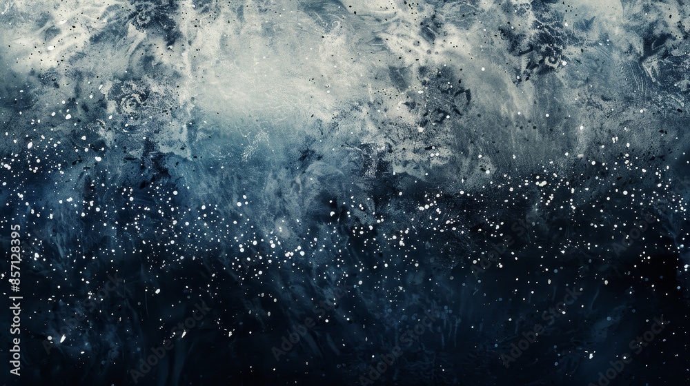 Deep navy to black with glowing white particles serene night ambiance. background Deep navy to black with glowing white particles serene night ambiance. background