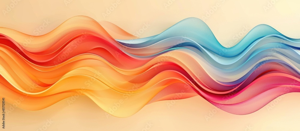 Abstract Colorful Wave Background Abstract Colorful Wave Background
