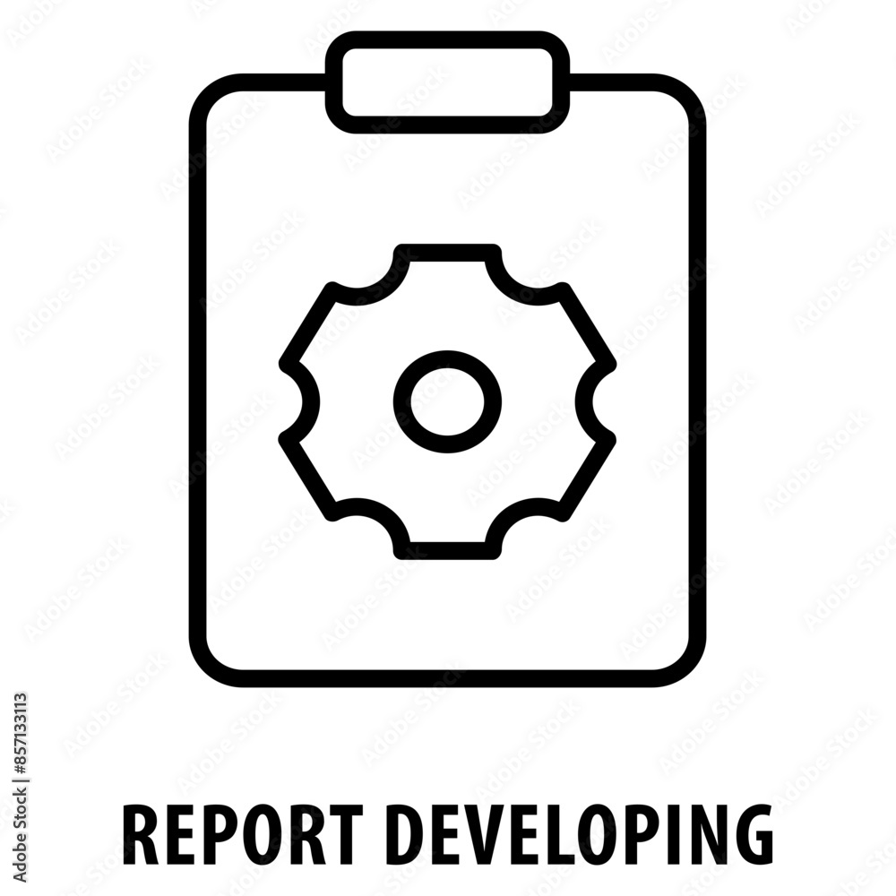 Report Developing Icon simple and easy to edit for your design elements Report Developing Icon simple and easy to edit for your design elements