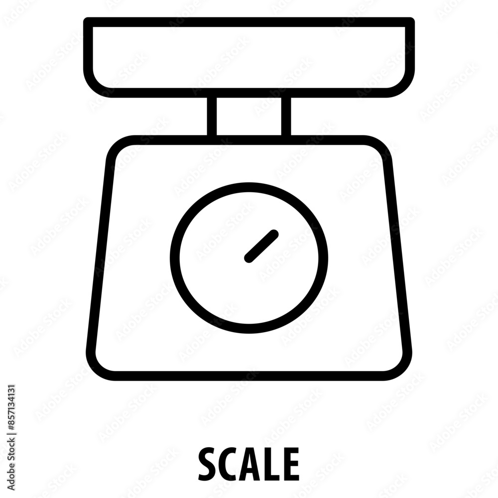 Scale Icon simple and easy to edit for your design elements Scale Icon simple and easy to edit for your design elements