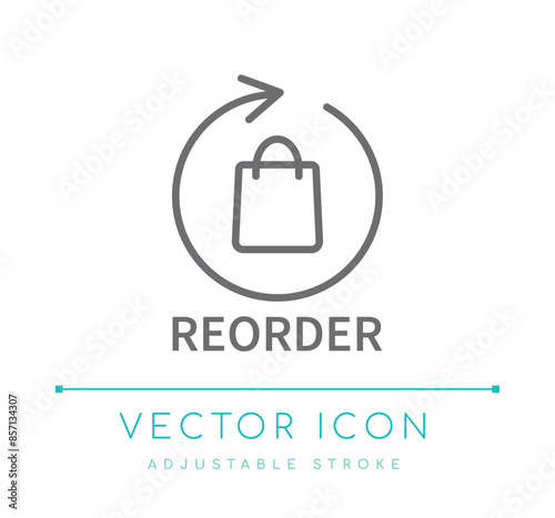 Reorder Ecommerce Line Icon