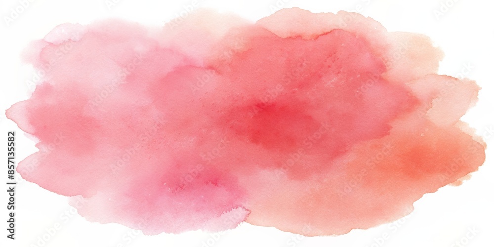 Fototapeta premium Watercolor pink splash background