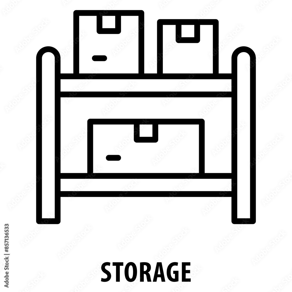 Storage Icon simple and easy to edit for your design elements Storage Icon simple and easy to edit for your design elements