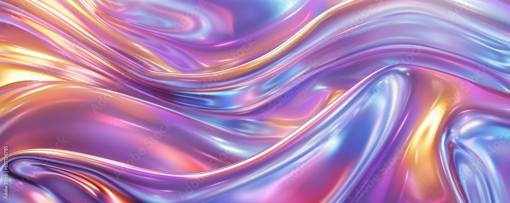 Chrome Wave Abstract Background Chrome Wave Abstract Background