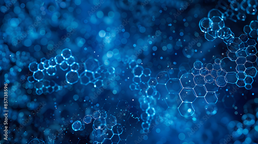 abstract background with hexagons