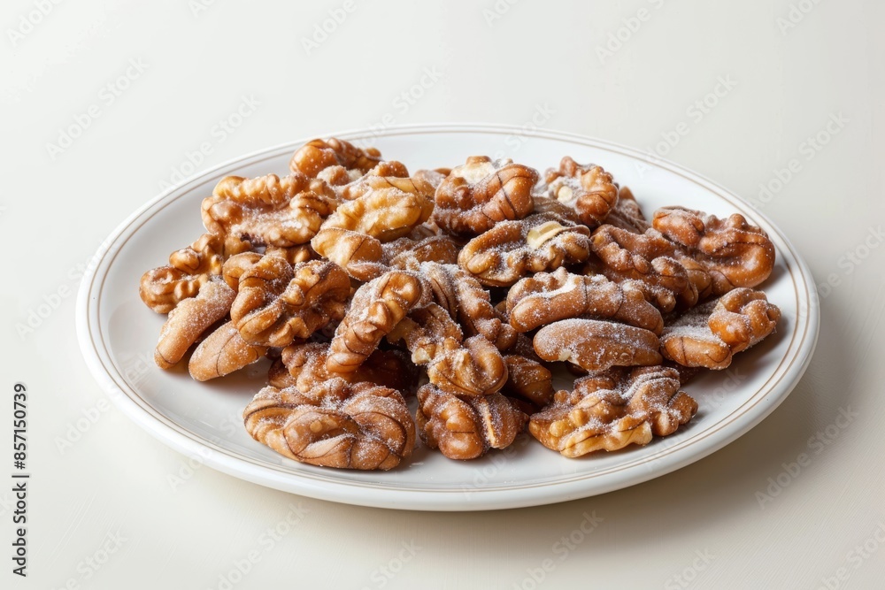Artfully Arranged Candied Walnuts for a Stunning Presentation Artfully Arranged Candied Walnuts for a Stunning Presentation