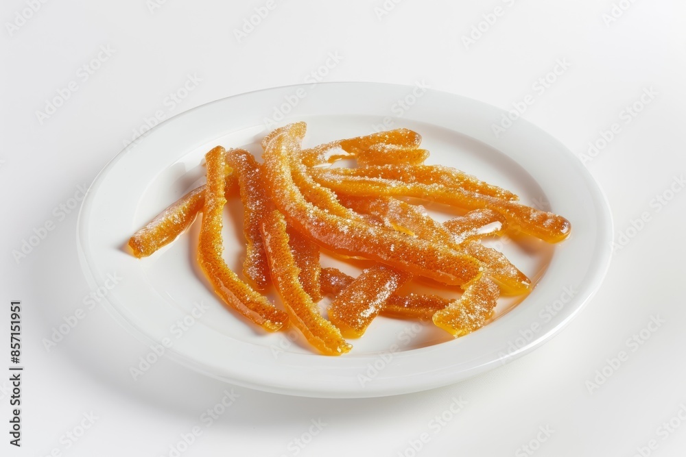 Culinary Creation with Candied Orange Zest
