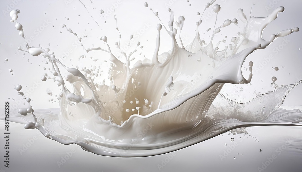 Dynamic Splash of Fresh Milk Photography Dynamic Splash of Fresh Milk Photography