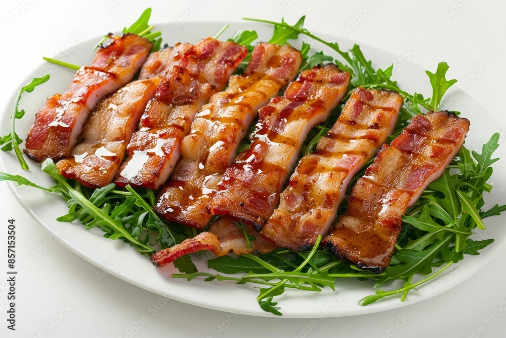 Crispy Brown Sugar Glazed Bacon Strips Crispy Brown Sugar Glazed Bacon Strips