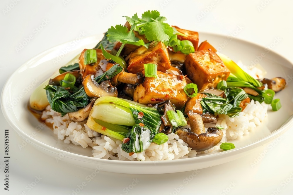 Umami-rich Camping Tofu Skin Stir-Fry with Shiitake Mushrooms Umami-rich Camping Tofu Skin Stir-Fry with Shiitake Mushrooms