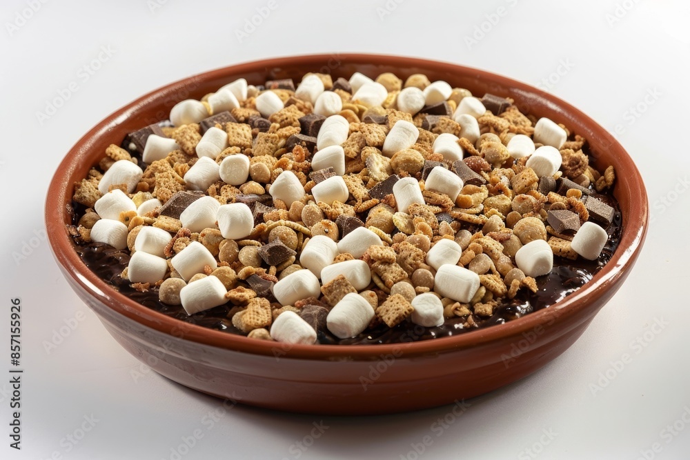 Mouthwatering Campfire Trail Mix Pudding with Graham Crackers Mouthwatering Campfire Trail Mix Pudding with Graham Crackers