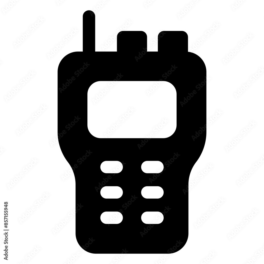 walkies talkie glyph icon vector illustration isolated on white background walkies talkie glyph icon vector illustration isolated on white background