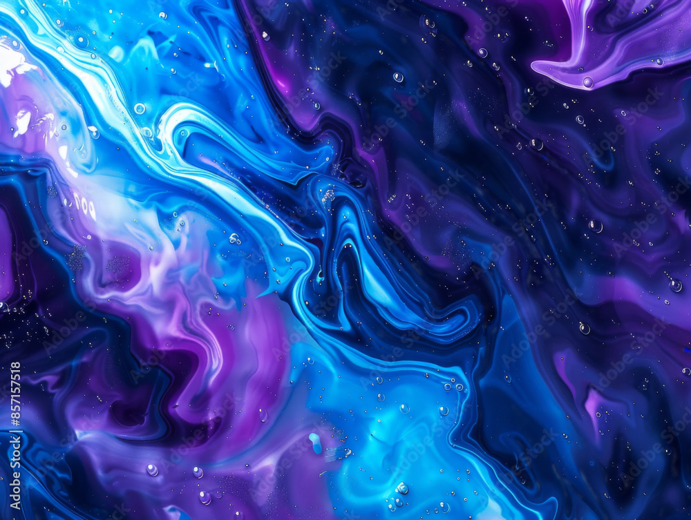 Fototapeta premium Abstract Purple and Blue Background, Generative AI Illustration