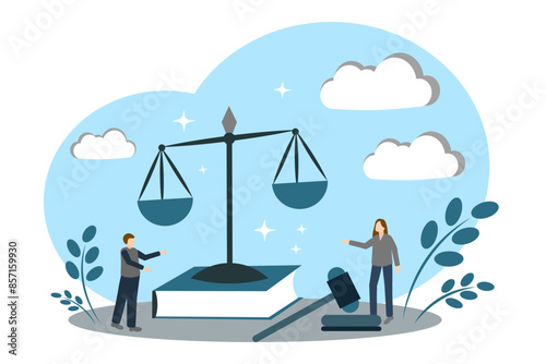 Legal services, lawyer services. The concept of justice and law. Judgment, Litigation