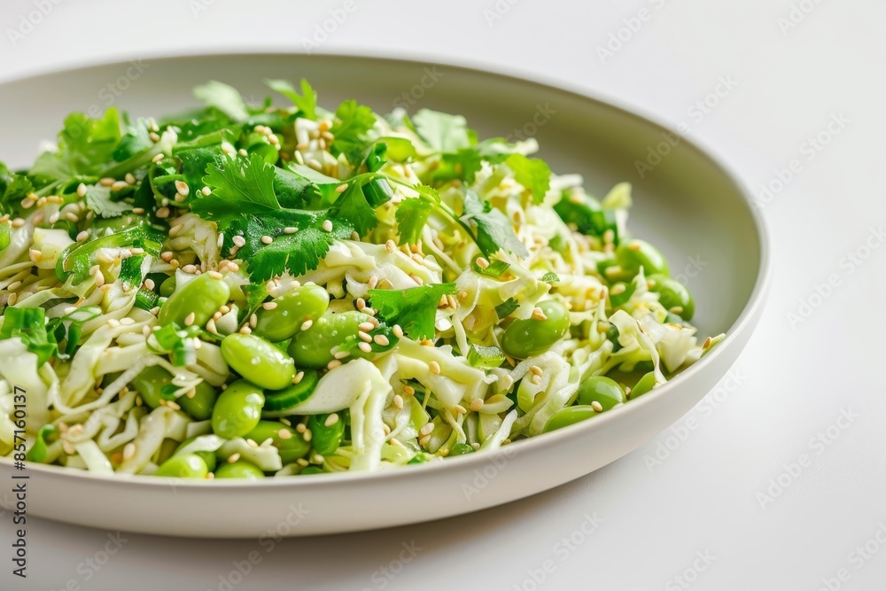 Fresh and Delicious Camouflage Salad with Edamame Beans Fresh and Delicious Camouflage Salad with Edamame Beans