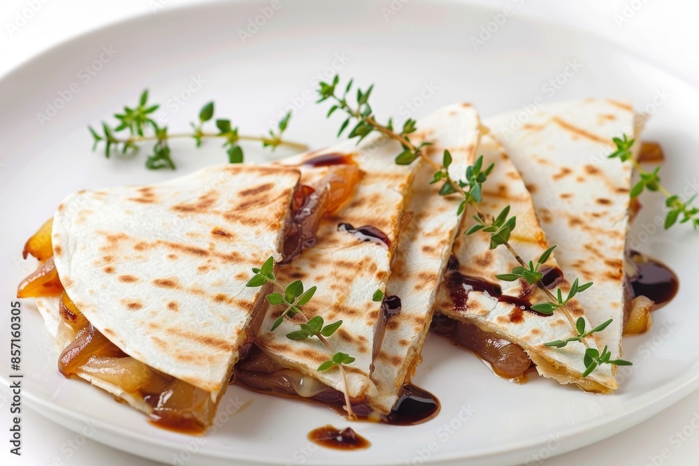 Decadent Camembert Quesadilla with Caramelized Onions and Apple Chutney Decadent Camembert Quesadilla with Caramelized Onions and Apple Chutney