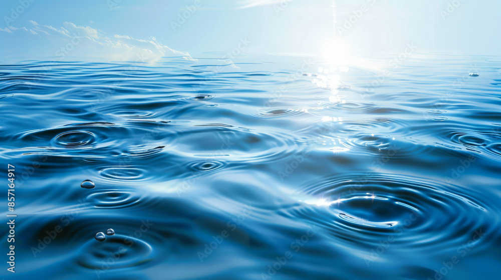 Sparkling blue water reflecting sunlight, capturing the essence of a serene and peaceful aquatic environment. Sparkling blue water reflecting sunlight, capturing the essence of a serene and peaceful aquatic environment.