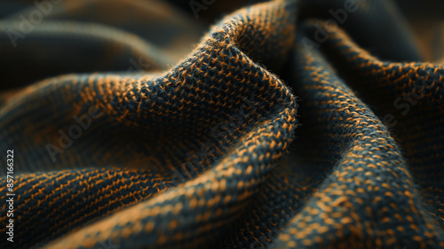 Concentre-se na textura e no padrão do tecido das roupas exclusivas photo