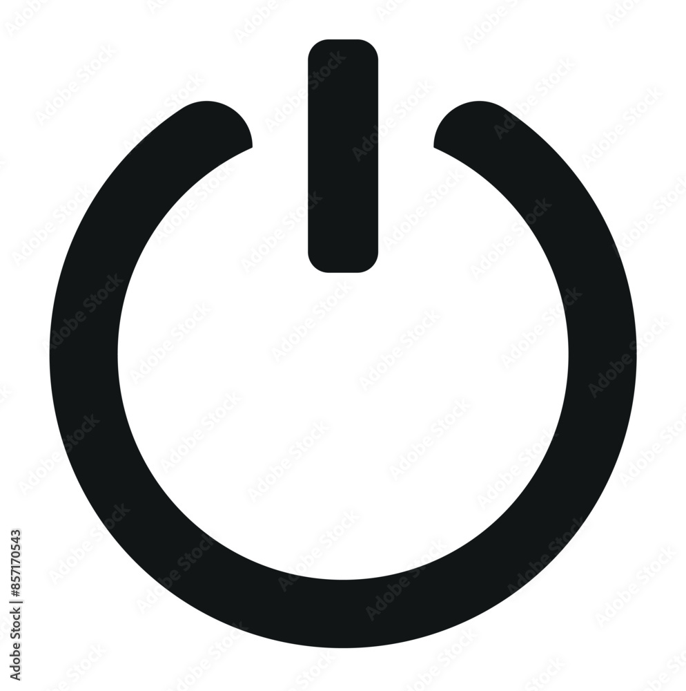 start button icon on white background start button icon on white background