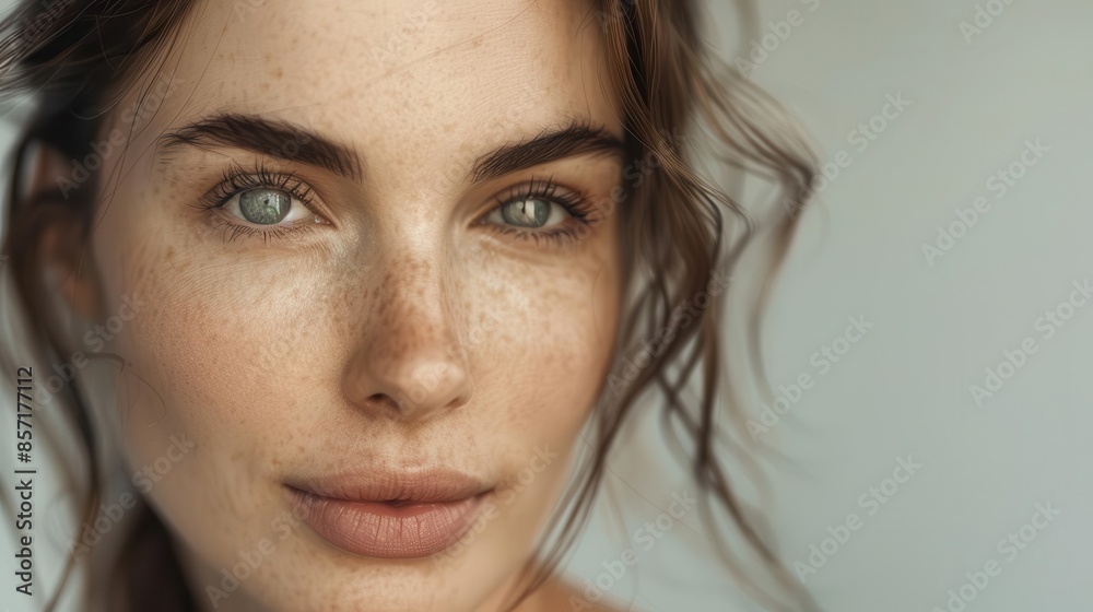 flawless female complexion closeup portrait of a woman with perfect radiant skin and a serene expression beauty and skincare photography flawless female complexion closeup portrait of a woman with perfect radiant skin and a serene expression beauty and skincare photography
