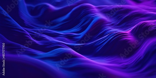 Abstract background Dark blue purple blurred gradient textured, Wide Banner