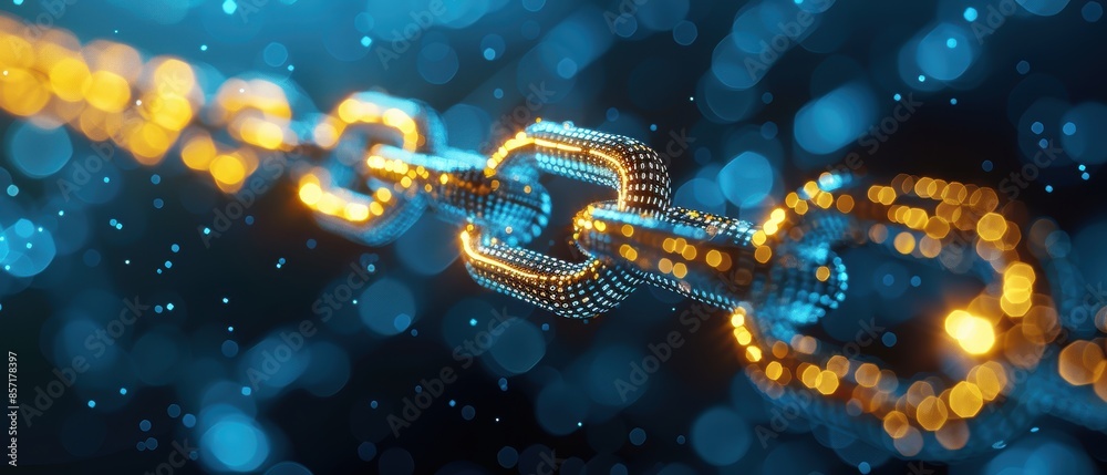 A close-up of a blockchain network visualization A close-up of a blockchain network visualization