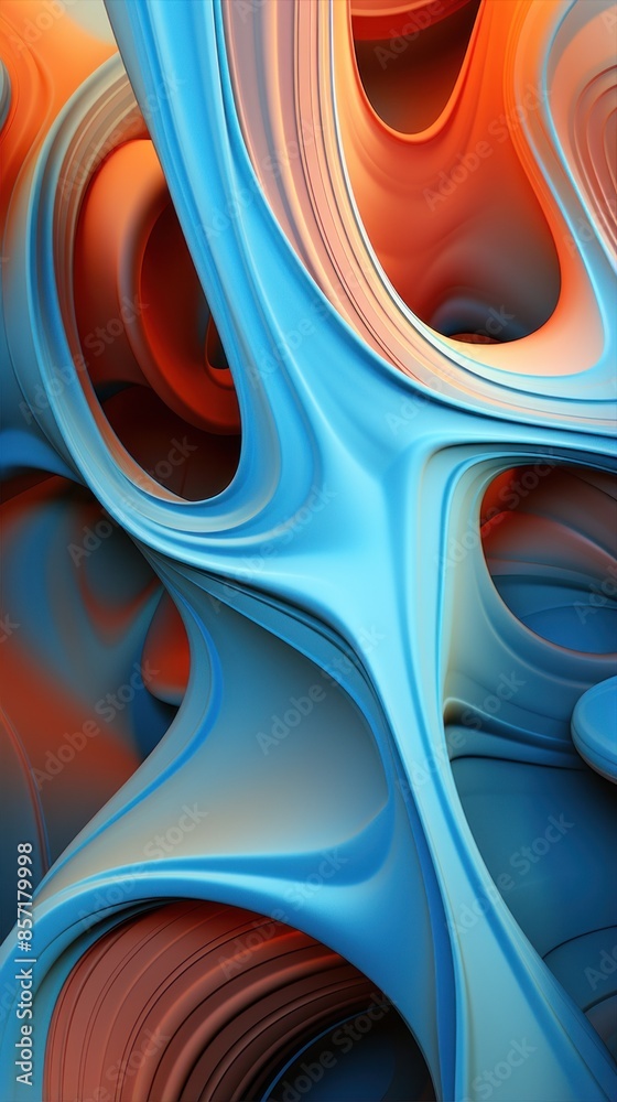 Abstract blue background. Texture from waves of layers of paper. Wavy natural shapes. Abstract blue background. Texture from waves of layers of paper. Wavy natural shapes.