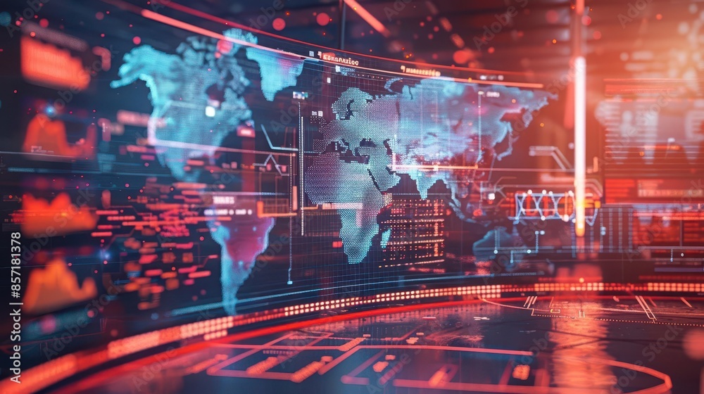 futuristic breaking news broadcast background with world map dynamic 3d illustration for media futuristic breaking news broadcast background with world map dynamic 3d illustration for media
